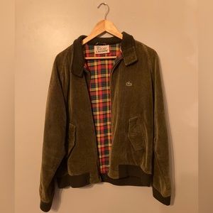 Izod by Lacoste Men’s in olive green jacket